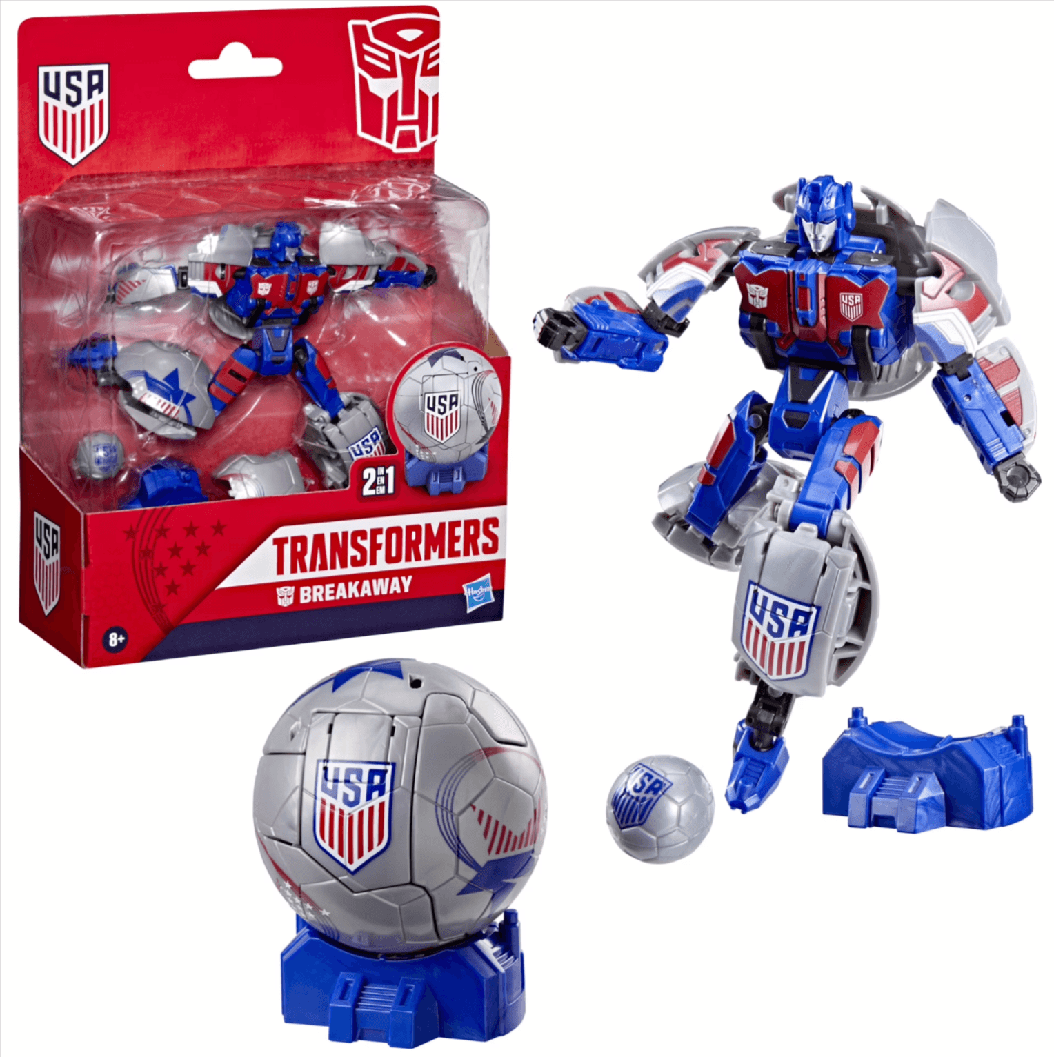 Transformers Breakaway Figure with Soccer Ball - 50% Off