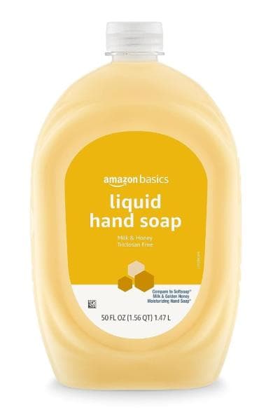 Stock Up on Liquid Hand Soap with this 50oz Amazon Basics Refill
