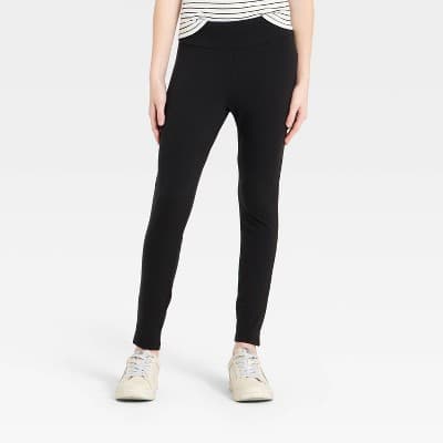Girls' Super Soft Leggings - art class™ Black XS
