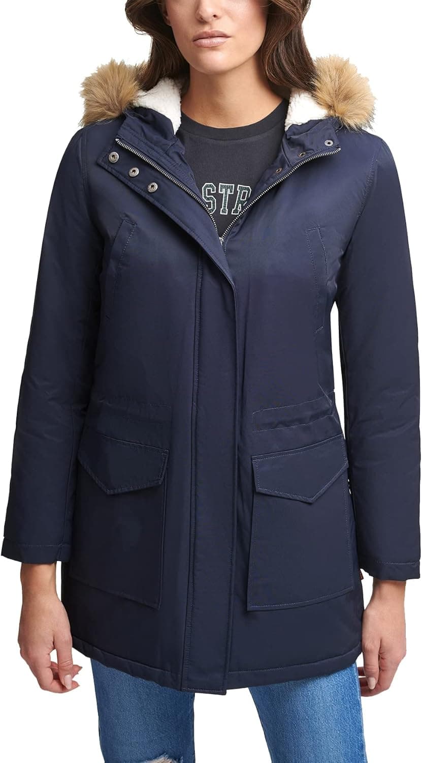 Levi's Women's Plus Size Parka Jacket - 57% Off