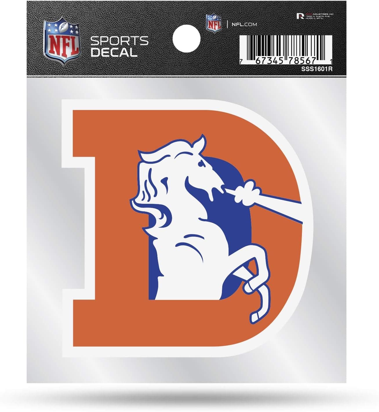 Rico Industries Denver Broncos Retro Decal - 38% Off
