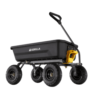 Gorilla Carts 600 lbs Poly Garden Dump Cart for $128 + Free Shipping