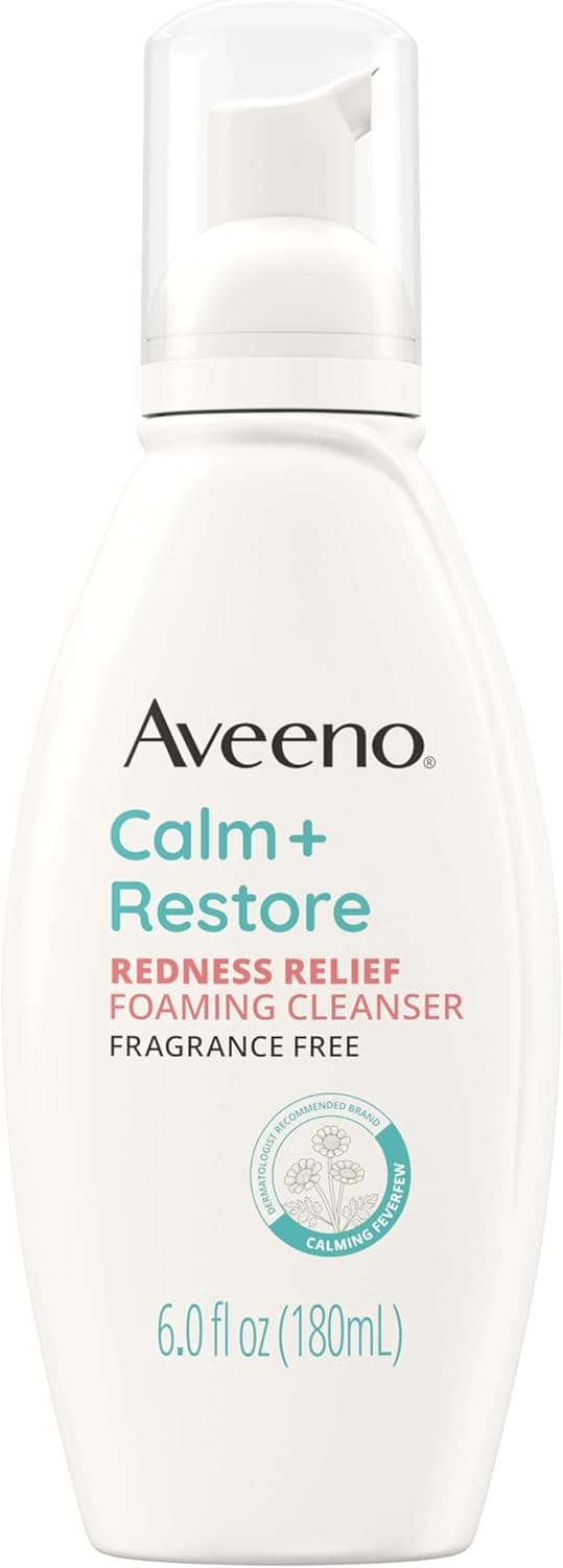 Aveeno Calm + Restore Redness Relief Foaming Cleanser