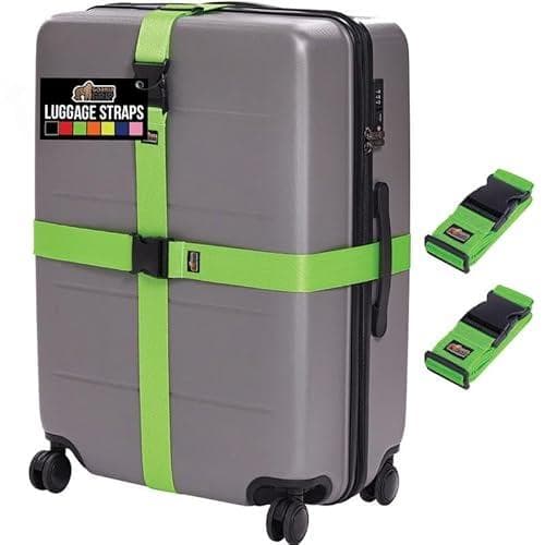 Gorilla Grip Adjustable Luggage Straps - Secure Your Bags