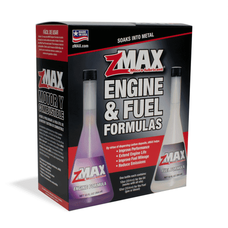 zMAX Engine & Fuel Formulas, Engine Additive and Fuel System Cleaner, 12 fl oz bottles