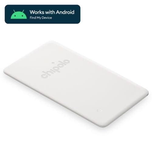 Chipolo - CARD Point Item Finder - Works with Google Find My Device App - White