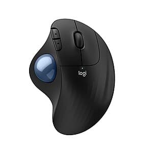 Logitech M575S Trackball Mouse (Black) + Earn 50% Back Staples Reward Points $40 + Free S/H