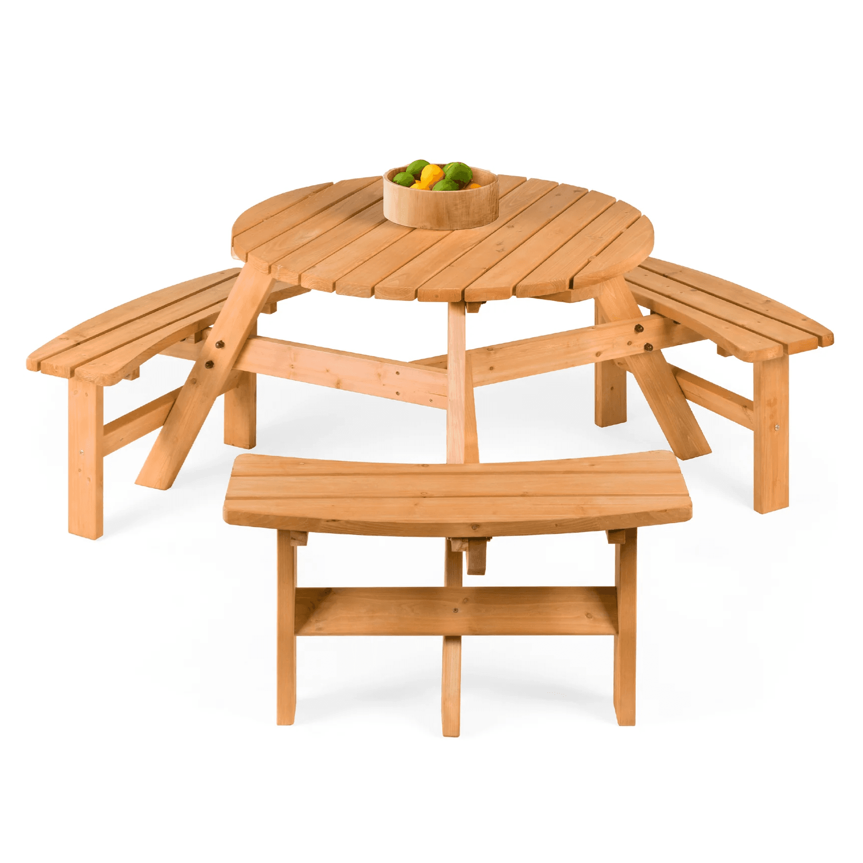 6-Person Wooden Picnic Table - 52% Off at Best Choice Products