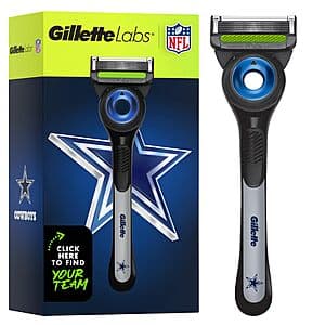 Gillette NFL Cowboys Edition Razor - Includes 4 Refills and Stand