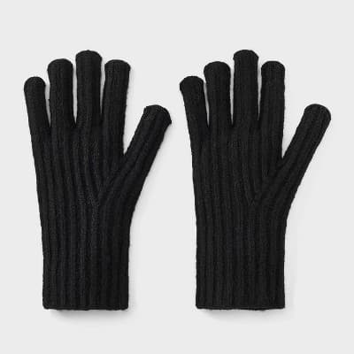 Essential Ribbed Glove - Universal Thread™ Black