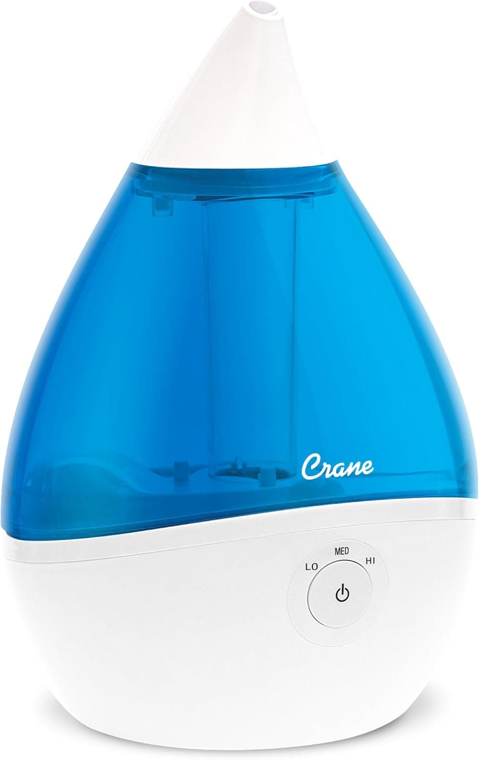 Crane Droplet Ultrasonic Humidifier: Cool Mist for Bedroom & Office