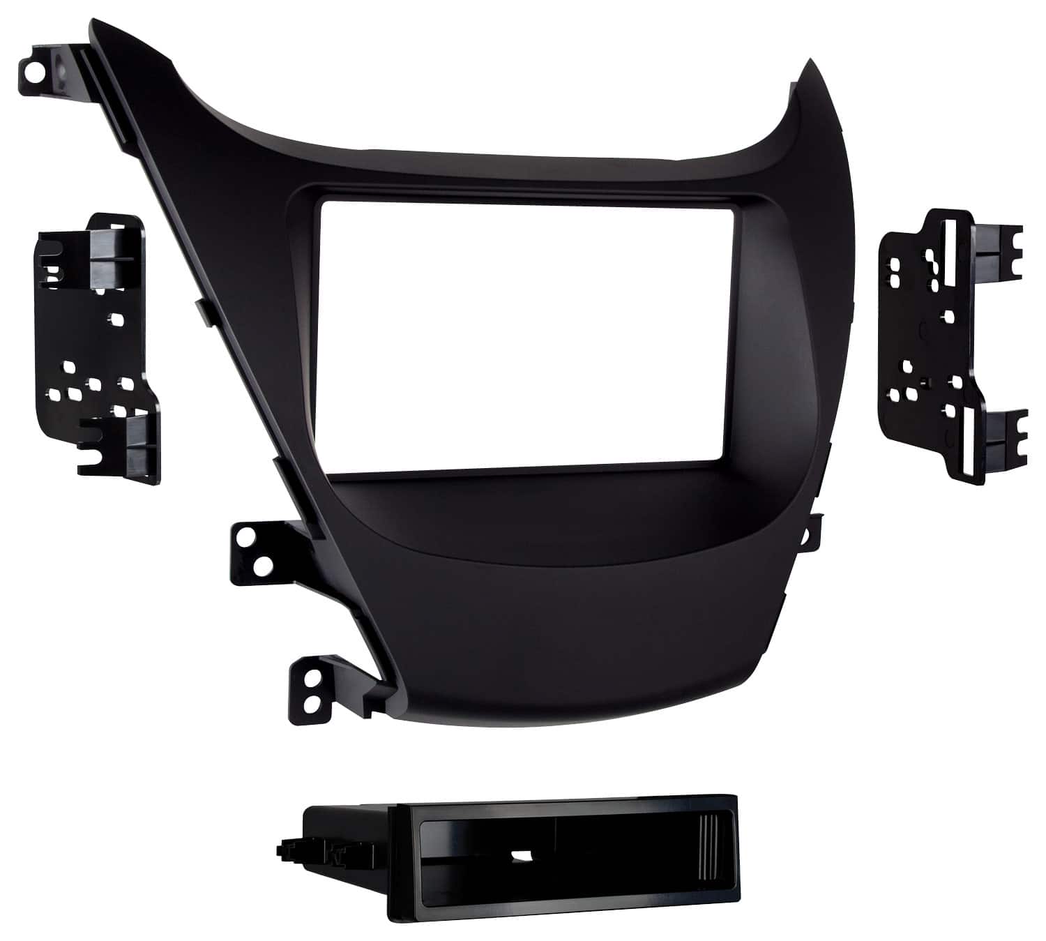 Metra - Dash Kit for Select 2014-2016 Hyundai Elantra DIN - Black
