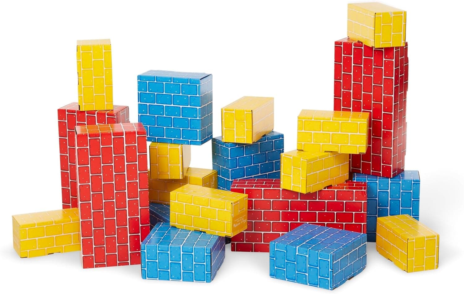 Jumbo Cardboard Building Blocks by Melissa & Doug