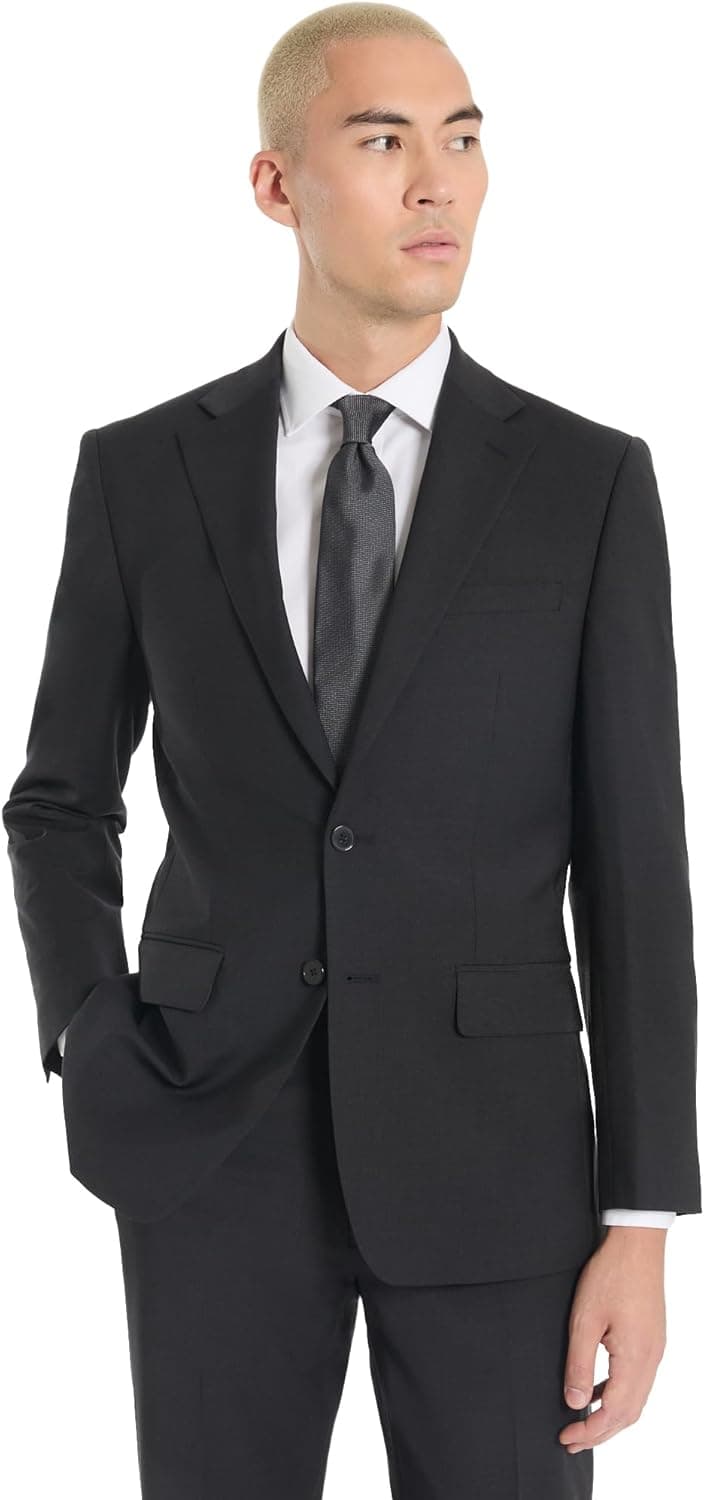 Calvin Klein Charcoal Slim Fit Suit Pants - 75% Off