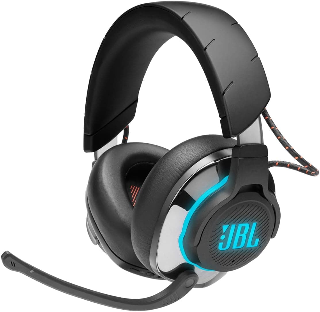 JBL Quantum 810 Wireless - Wireless over-ear performance gaming headset with Active Noise Cancelling and Bluetooth, 43 hours of battery life, Hi-Res 50mm drivers (Black)