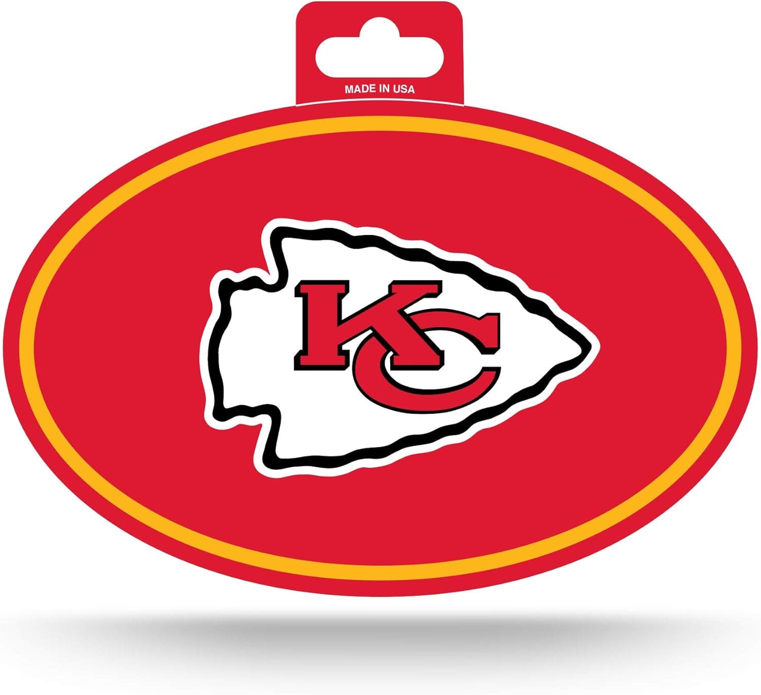 Rico Industries Chiefs Logo Sticker - 3x5 Inches