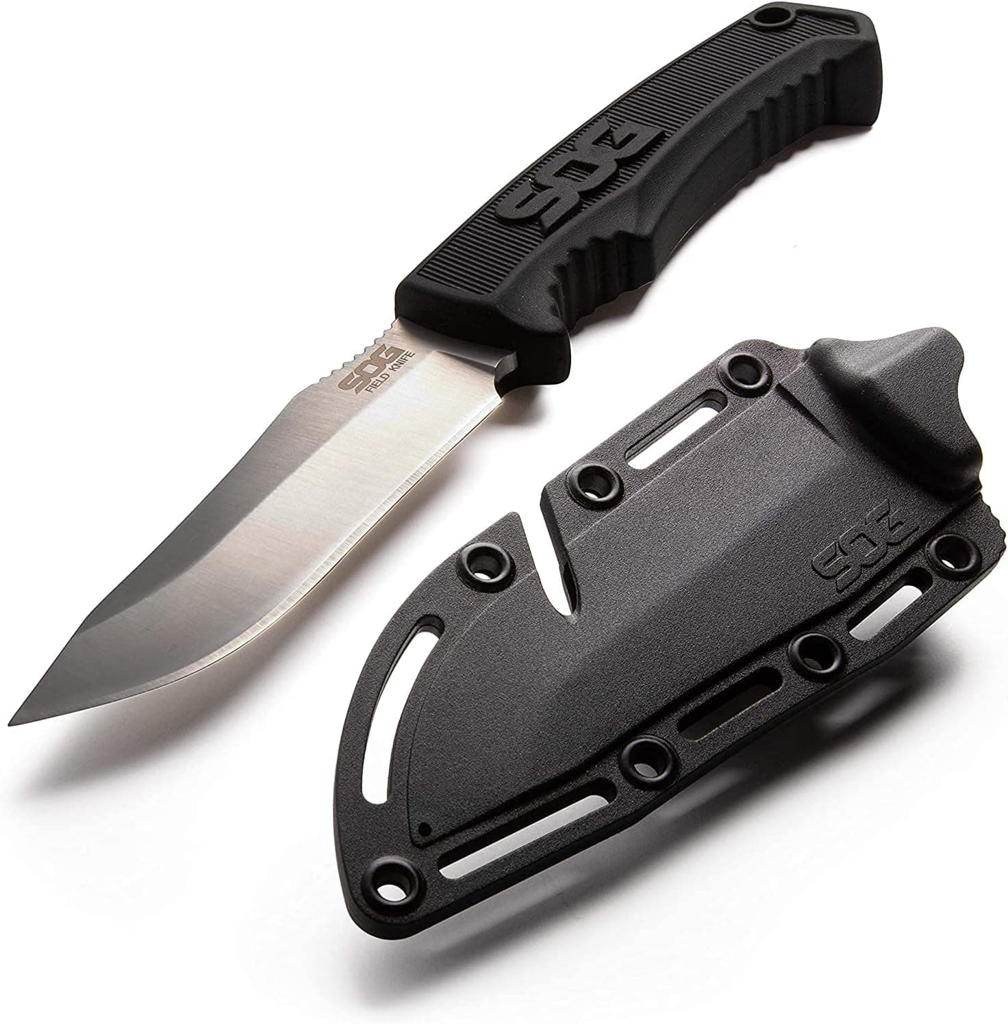 Rugged SOG Survival Knife with Sheath - Tactical Fixed Blade