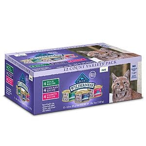 Blue Buffalo Wilderness Pate Wet Cat Food: Variety Pack of Protein-Rich Meals