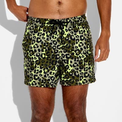 Men's 5'' Swim Trunks - Original Use™ Cheetah Camo Print L