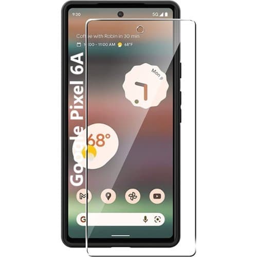 SaharaCase - Ultra Strong Tempered Glass Screen Protector for Google Pixel 6a (2-Pack) - Clear