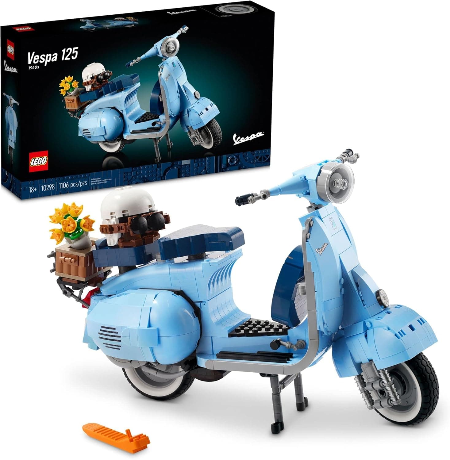 Iconic LEGO Vespa 125 Scooter - Vintage Italian Style DIY for Adults