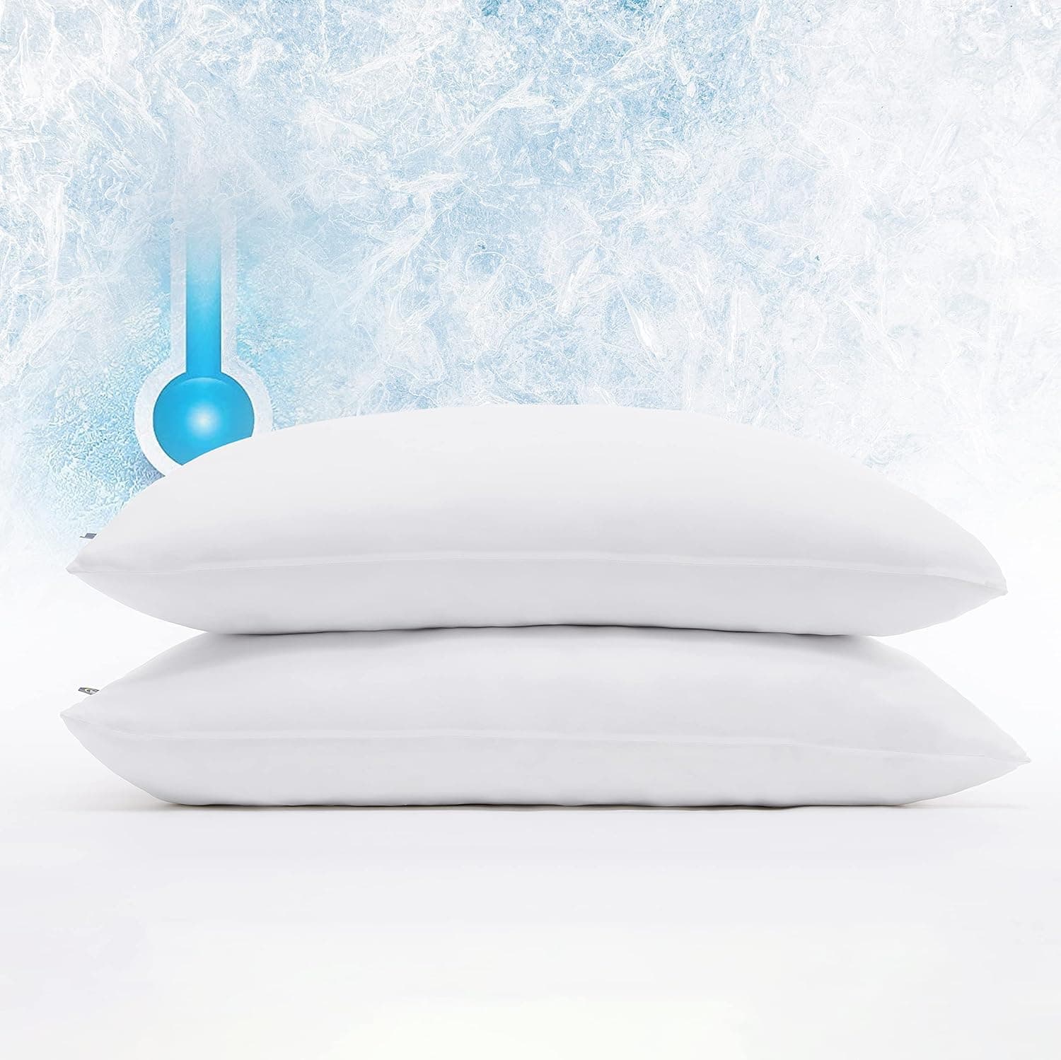 Serta Power Chill Cooling Pillow Protectors - Stay Fresh & Clean