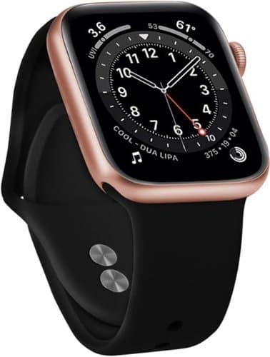 NEXT - Sport Band Watch Strap for Apple Watch 38mm, 40mm, and 41mm - Black