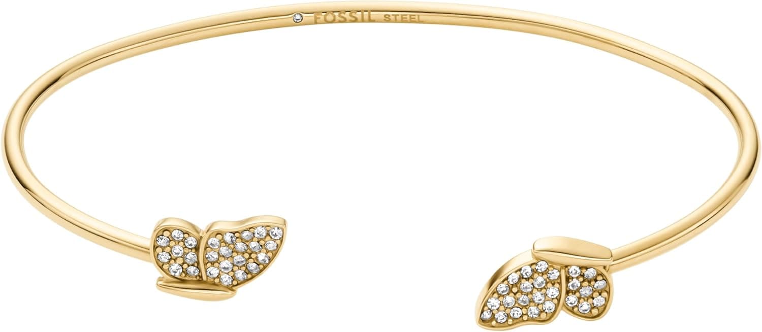 Fossil Women's Sutton Pavé Butterfly Bracelet