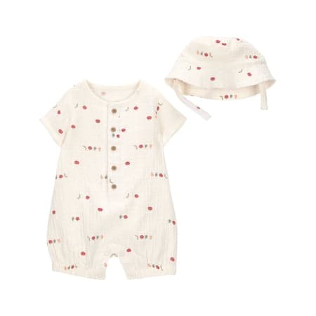 Carter's Child of Mine Baby Boy Romper Set, 2-Piece, Sizes 0/3-24 Months