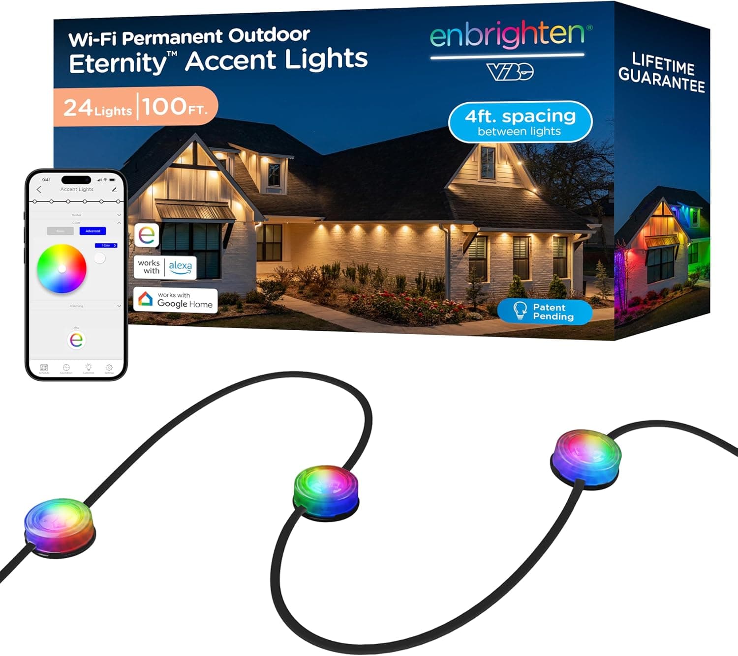 Enbrighten Eternity Accent Lights: App-Controlled, Cuttable, Alexa-Compatible