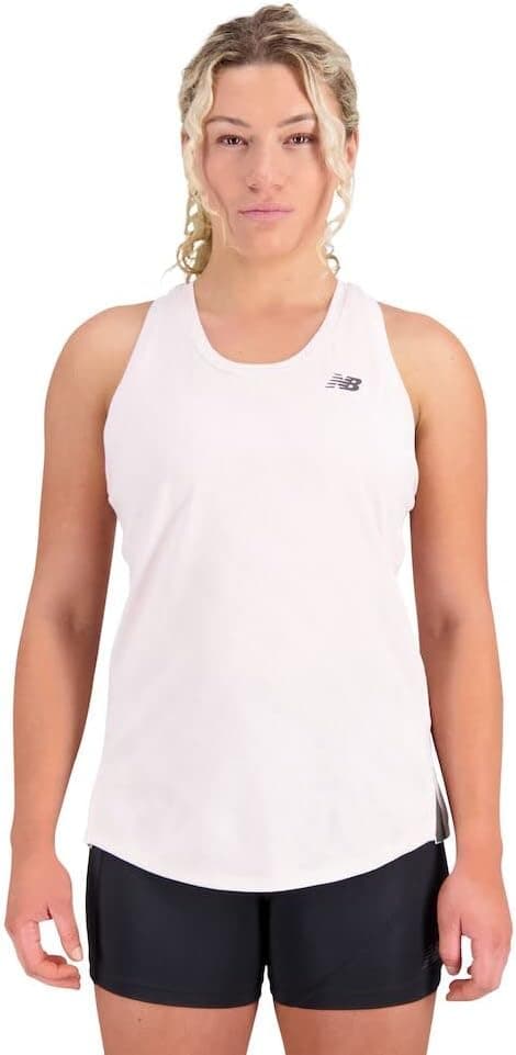 New Balance Women's Q Speed Jacquard Tank, Stone Pink, X-Large