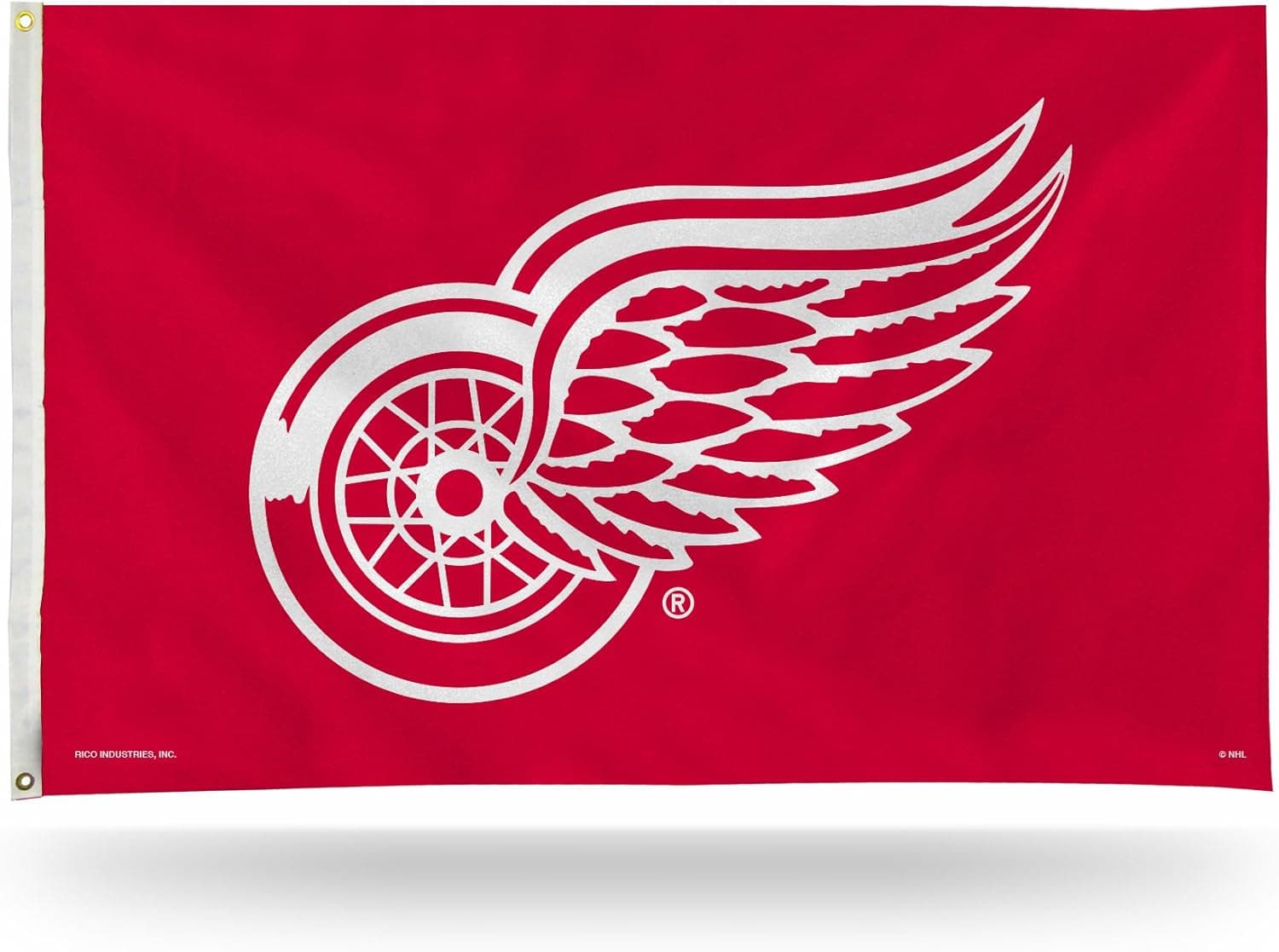 Cheer on the Wings with this NHL Hockey Banner Flag