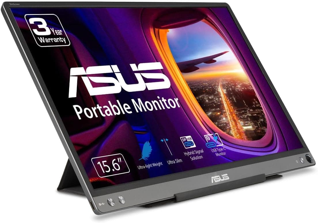 ASUS ZenScreen Portable USB Monitor - 1080p IPS, USB-C, Eye Care