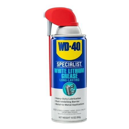 WD-40 Specialist White Lithium Grease Protective Spray, 10 oz