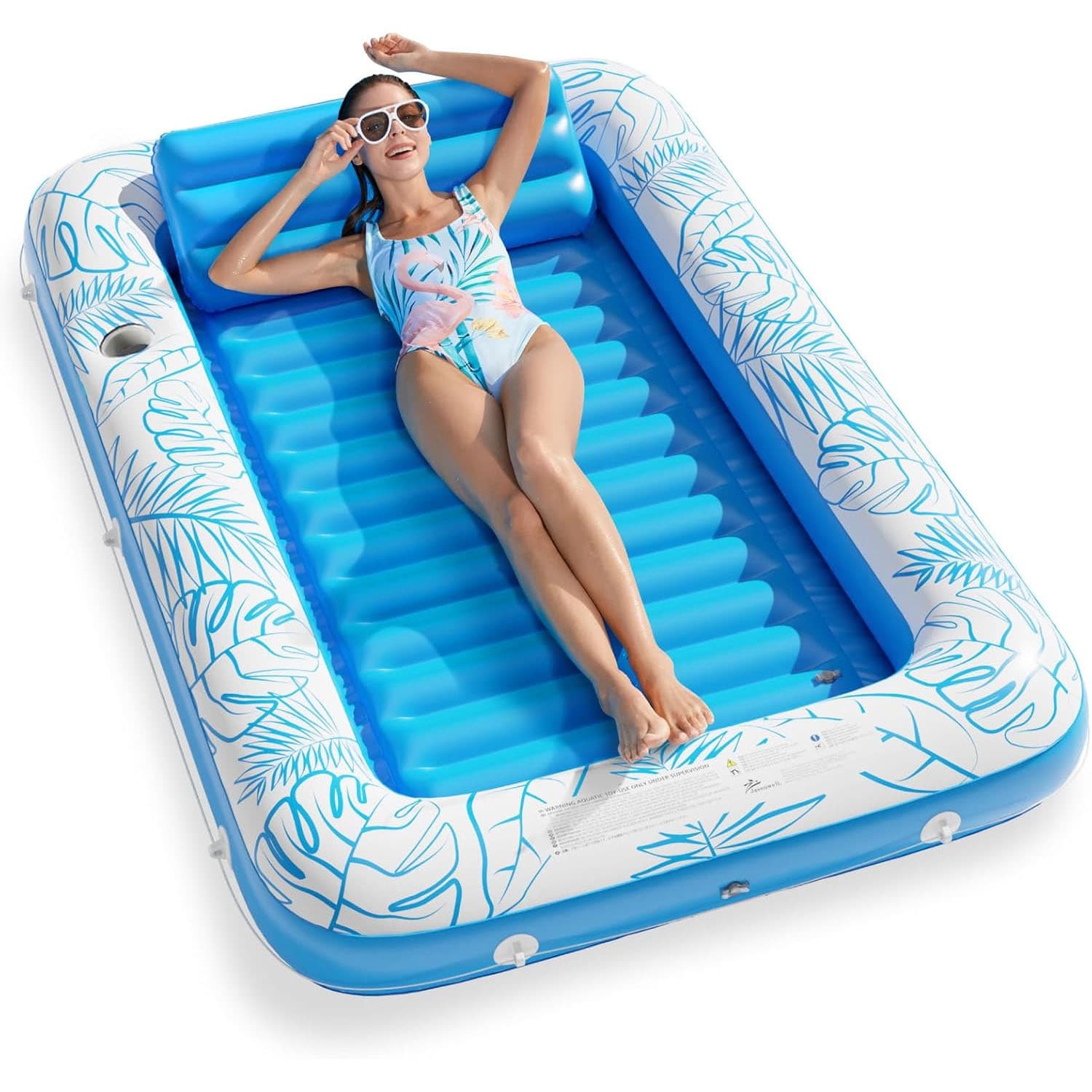 Relax in Style with a Large Inflatable Pool Lounger - 42% Off