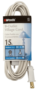 Woods 15-Foot 9-Outlet Extension Cord w/ Switch Walmart