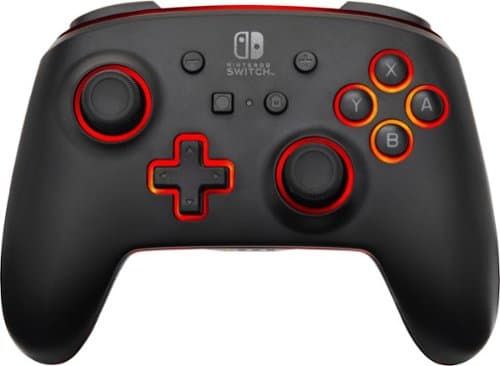 PowerA - Enhanced Wireless Controller for Nintendo Switch, Nintendo Switch 2 with Lumectra - Black
