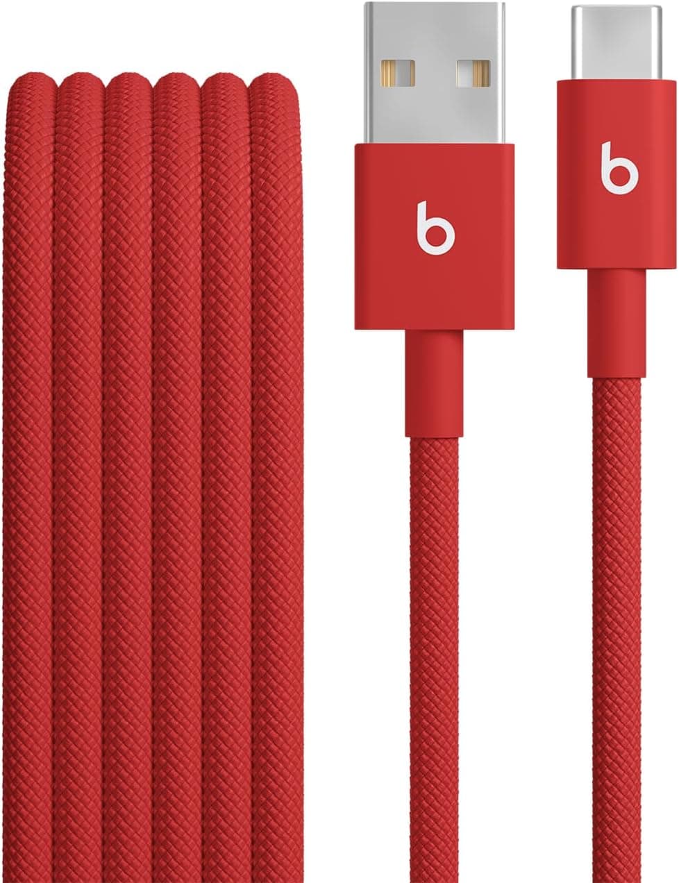 Beats USB-C Charging Cable: Durable, Tangle-Free Design