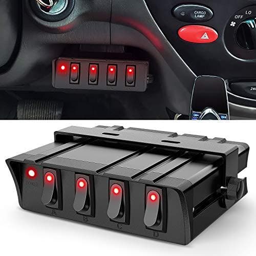 Upgrade Your Ride: Nilight 4-Gang Rocker Switch Box for Cars, Boats, and RVs
