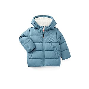 Ozark Trail Baby & Toddler Kids' Heavyweight Puffer Jacket (12M-5T) $7.50