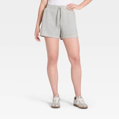 Women's Airy Sleek Shorts 3.5" - All In Motion™ Heathered Gray XS