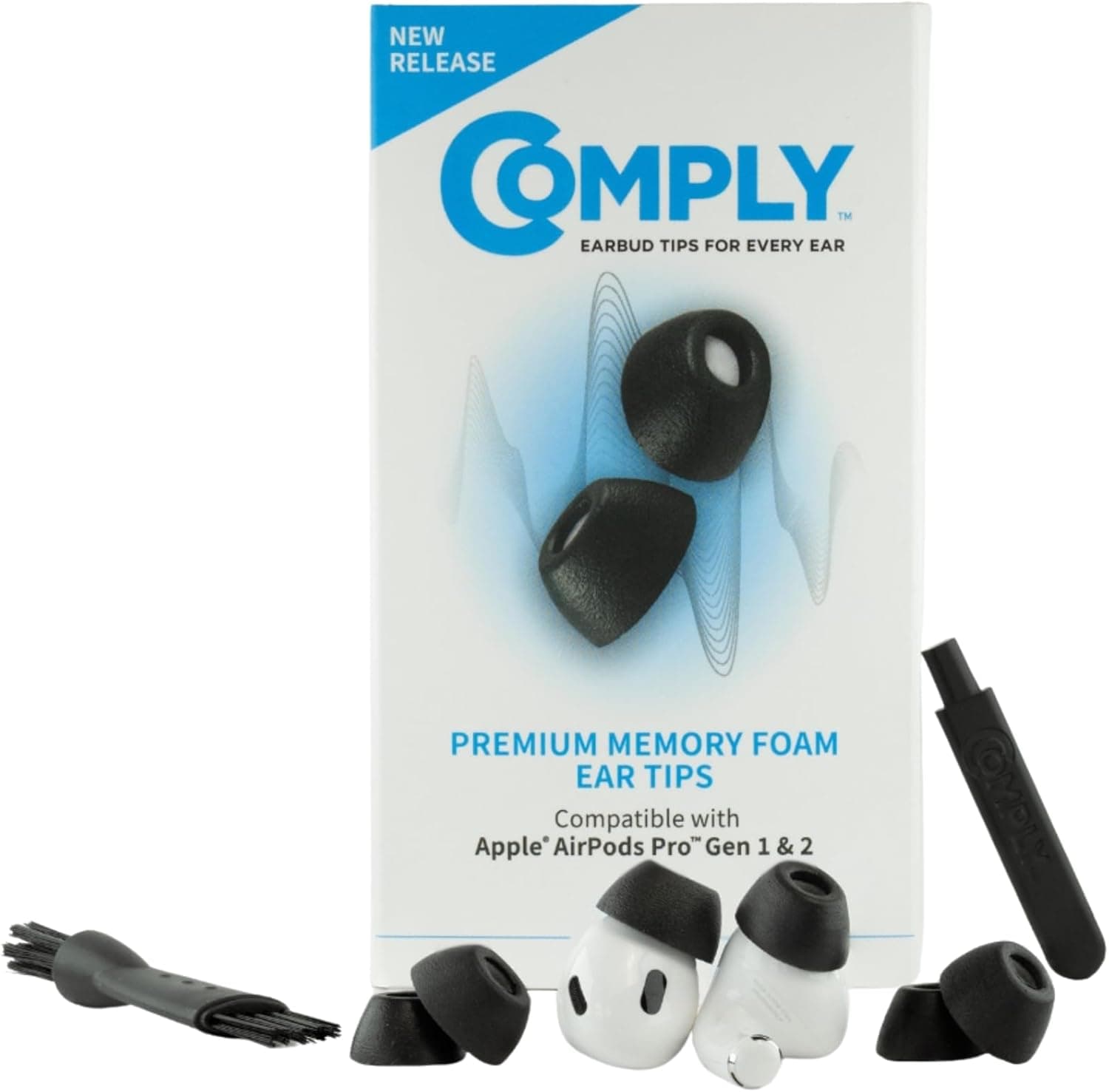 Comfortable Memory Foam Earbud Tips for AirPods Pro
