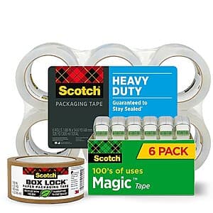 Earn 100% Back on Scotch Packing & Home/Office Tape at Staples