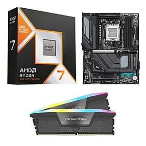 Powerful AMD Ryzen 7 9800X3D CPU, 32GB Corsair RAM & Gigabyte Motherboard