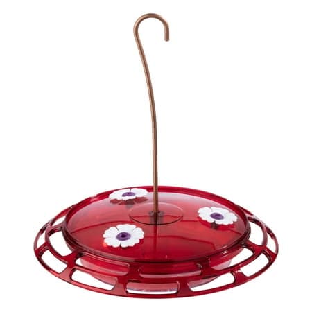More Birds 3-in-1 Hummingbird Feeder, 6 oz Hummingbird Nectar, Red