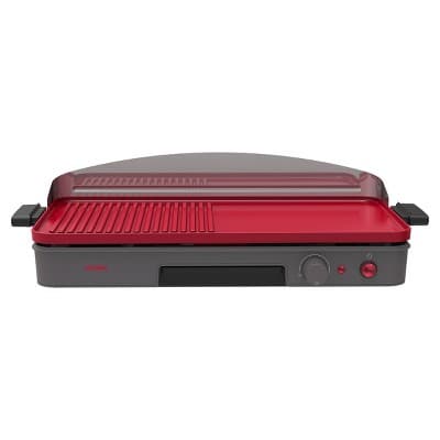 CRUXGG 500°F Extra Large Ceramic Nonstick Searing Grill & Griddle - Smoke Gray: Indoor Smokeless Grill, Dishwasher-Safe