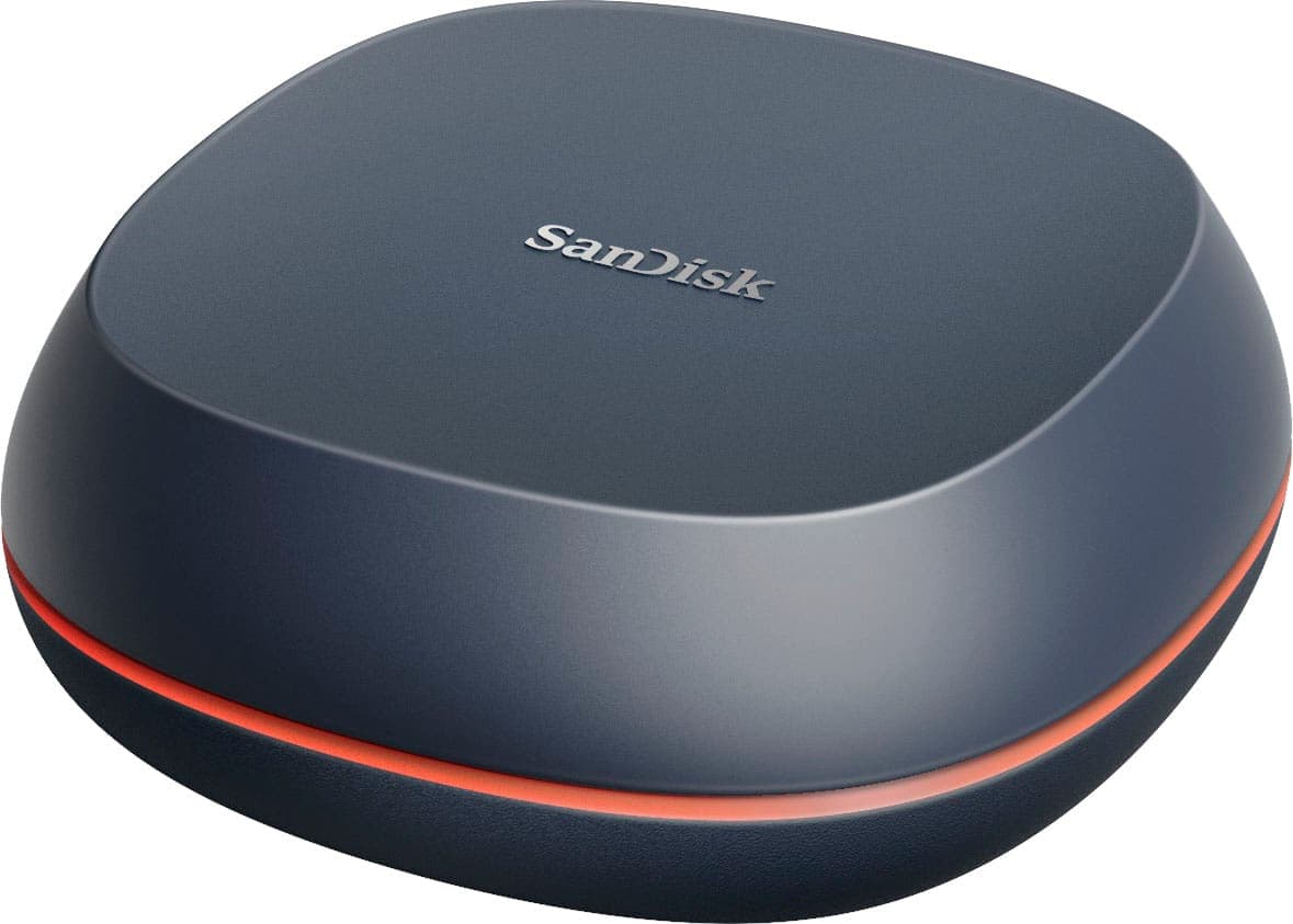 SANDISK - 8TB Desk Drive USB Type-C Desktop External SSD - Black