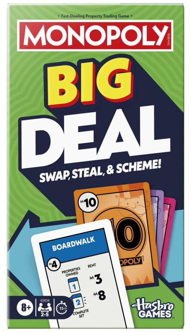 Monopoly Big Deal Card Giant Game at Walmart