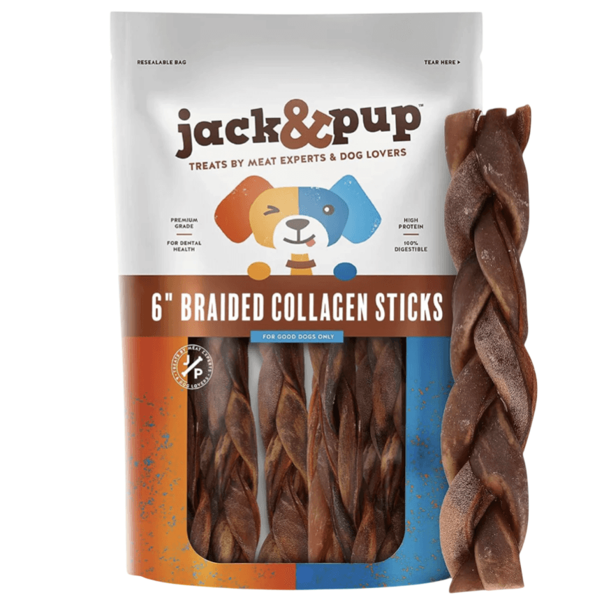 Jack & Pup Beef Collagen Sticks for $11