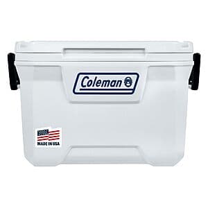 Rugged 52-Qt Coleman Marine Cooler with Insulated Lid & Body